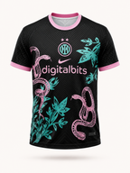 Maillot Concept Serpent Rose et Bleu Turquoise Inter Milan