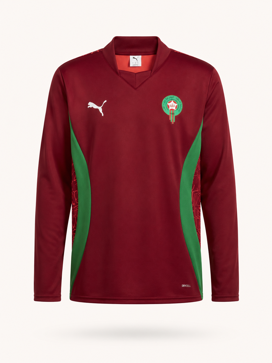 Pré-match manches longues Maroc 2024/2025