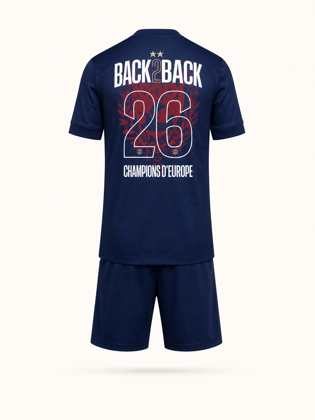 Ensemble Enfants Domicile PSG 2025/2026 – Édition Europe 26